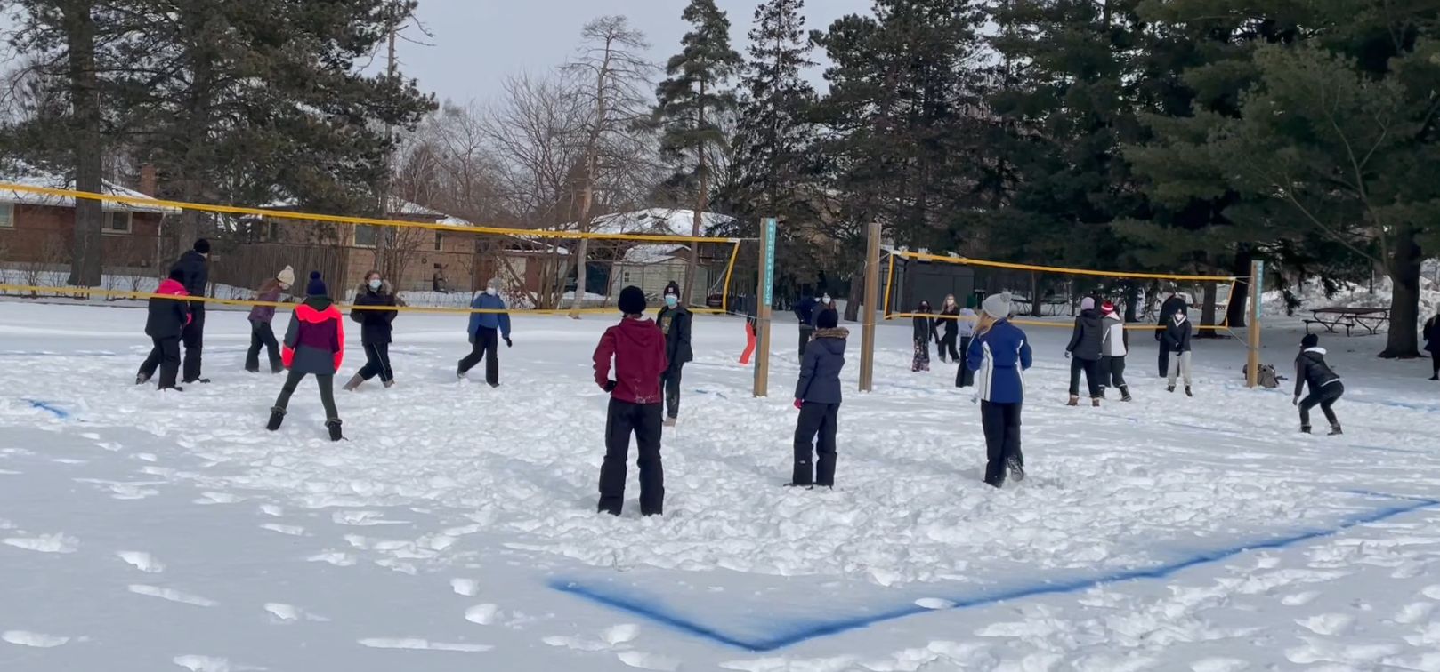 Snow Volleyball
